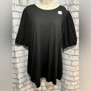 Time & Tru Women’s Eyelet Sleeve Semi-Fitted Maternity Top Size XXL